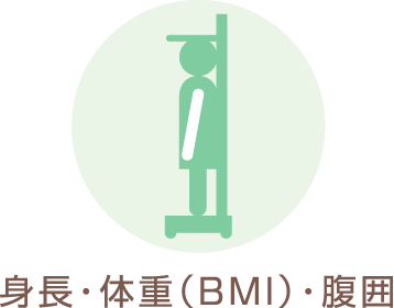 身長・体重（BMI）・腹囲